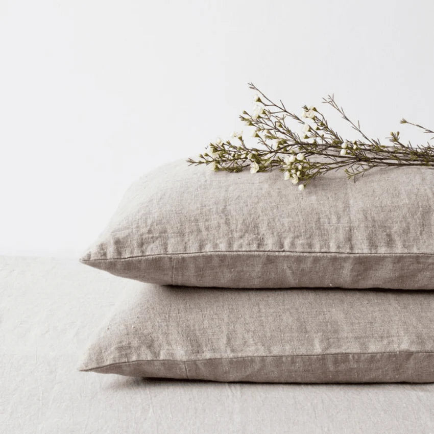 Natural Linen Pillowcase, 40x40 cm, Linen Tales