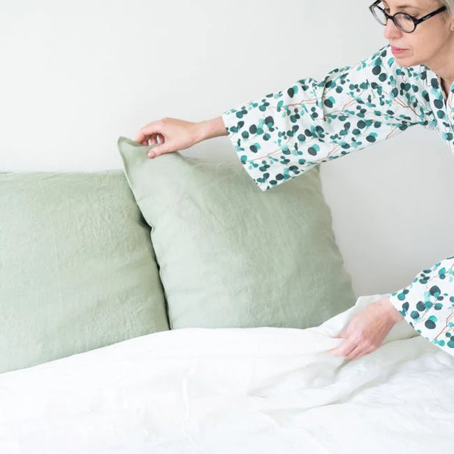 Sage Linen Pillowcase, 40x40 cm, Linen Tales
