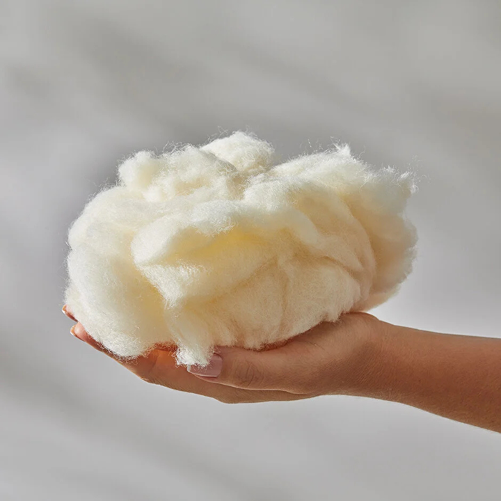 Vilnawashed Crib Mattress Protector, with Wool Filling, Winter, 60x120 cm